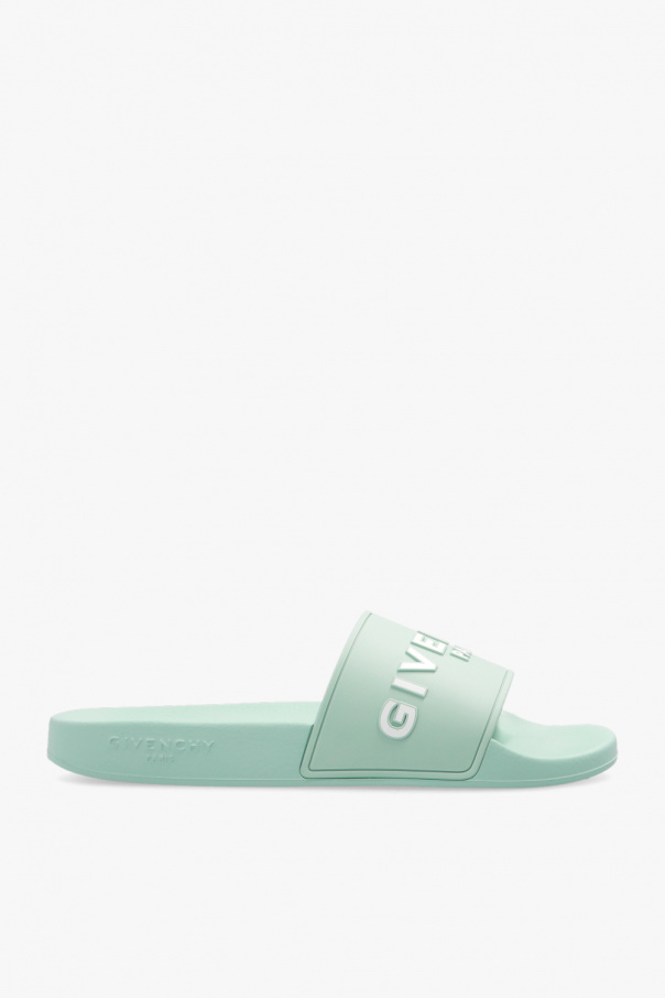 Lime green givenchy slides best sale